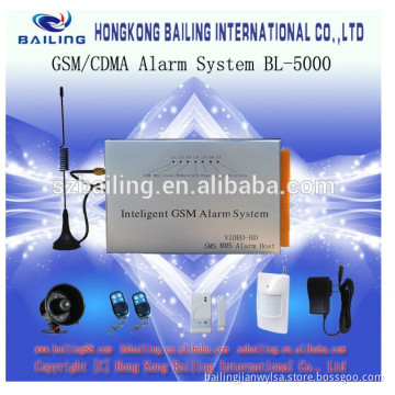 High Quality Smart Burglar GSM/CDMA Alarm System (BL5000) with Wireless&Wired Zone!